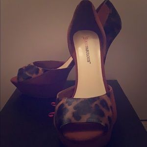 Cheetah print shoes